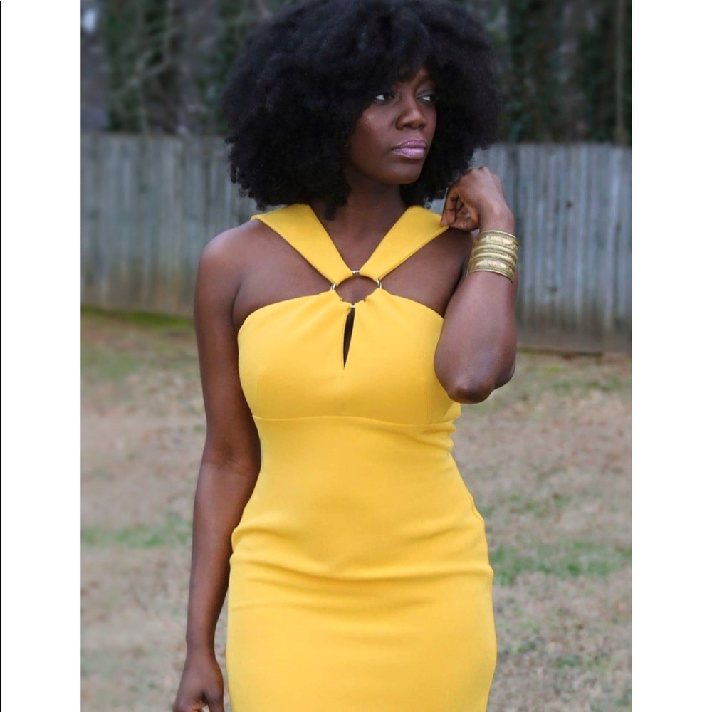 V neck Dress